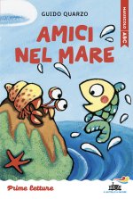 Amici nel mare. Stampatello maiuscolo a leggibilità facilitata
