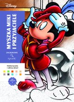 Myszka Miki i przyjaciele. Kolorowanka antystresowa Disney. Zagadkowe rysunki