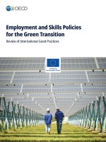 Employment and Skills Policies for the Green Transition