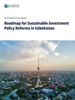 Roadmap for Sustainable Investment Policy Reforms in Uzbekistan