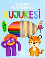 Voolime plastiliinist kujukesi. Raamat, plastiliin ja töövahendid