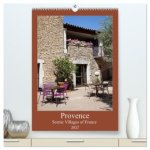 Provence - Scenic Villages of France (High Quality Premium Wall Calendar 2027 DIN A2 portrait),CALVENDO 12 Month Wall Calendar