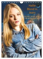 Hailie - Blond in Jeans (Wandkalender 2027 DIN A4 hoch), CALVENDO Monatskalender