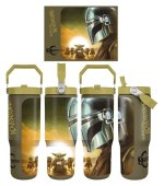 Cestovní hrnek s popruhem Mandalorian a Grogu - Sunset