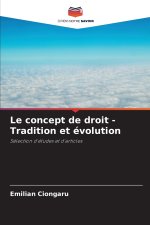 Le concept de droit - Tradition et évolution