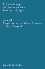 forma del saggio nel Novecento italiano. Problemi, stili, figure