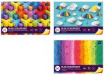 Blok rysunkowy kolorowy. A4 10 kartek 80g barwiony w masie