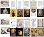 Lot de 12 images avec prières au dos