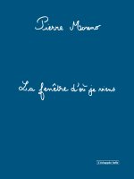 la fenêtre d'où je viens