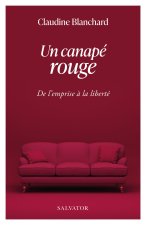 Sur un canapé rouge