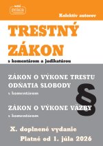Trestný zákon s komentárom a judikatúrou platný od 1.júla 2026