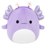 Squishmallows Fialový axolotl s čelenkou - Monica