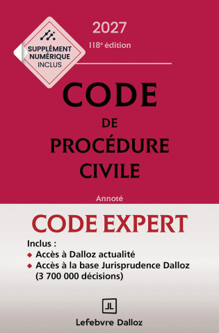 Code Dalloz Expert. Code de procédure civile 2027. 23e éd.