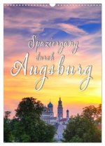 Spaziergang durch Augsburg (Wandkalender 2027 DIN A3 hoch), CALVENDO Monatskalender