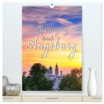 Spaziergang durch Augsburg (hochwertiger Premium Wandkalender 2027 DIN A2 hoch), Kunstdruck in Hochglanz