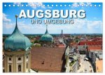 Augsburg und Umgebung (Tischkalender 2027 DIN A5 quer), CALVENDO Monatskalender