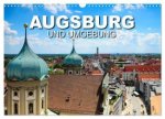 Augsburg und Umgebung (Wandkalender 2027 DIN A3 quer), CALVENDO Monatskalender