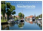 Hausbooturlaub Niederlande - Friesland und Groningen (Tischkalender 2027 DIN A5 quer), CALVENDO Monatskalender