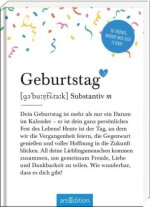 Geburtstag (Substantiv, m)