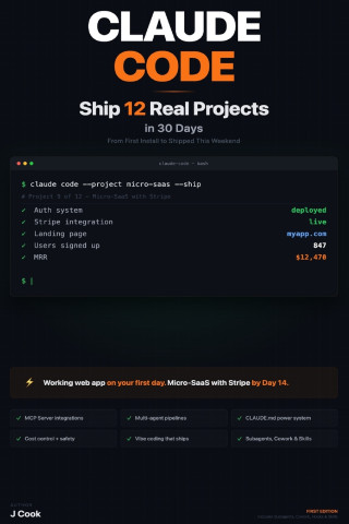 Claude Code - Ship 12 Real Projects in 30 Days