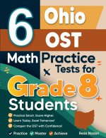 6 Ohio OST Math Practice Tests for Grade 8 Students