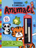 Animali. Disegna e cancella