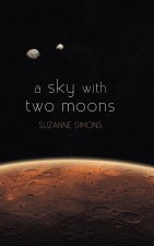 a sky with two moons