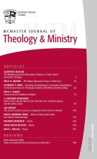 McMaster Journal of Theology and Ministry