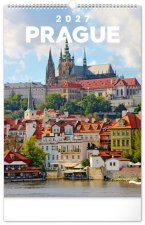 Kalendář 2027 nástěnný: Praha, 33 x 46 cm