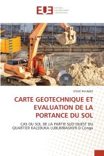 CARTE GEOTECHNIQUE ET EVALUATION DE LA PORTANCE DU SOL