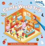 Cozy Time Sticker. Comfy World Trip