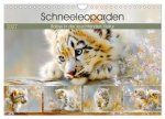 Schneeleoparden. Babys in der leuchtenden Natur (Wandkalender 2027 DIN A4 quer), CALVENDO Monatskalender