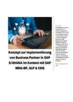 Konzept zur Implementierung von Business Partner in SAP S/4HANA im Kontext mit SAP MDG-BP, SLP & CDQ