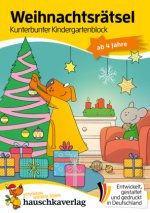 Weihnachtsrätsel - Kunterbunter Kindergartenblock ab 4 Jahre