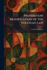 Prohibition Modification of the Volstead Law