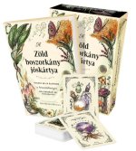 A zöld boszorkány jóskártya (könyv és kártya)
