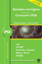 Annales des Concours 2026 – PSI Mathématiques et Informatique