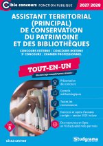 Assistant territorial (principal) de conservation du patrimoine et des bibliothèques – Tout-en-un (Catégorie B –?Concours 2027-2028)