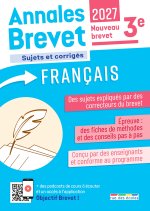 Annales Brevet - Français - 3e - 2027