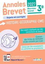 Annales Brevet - Histoire-géo-EMC - 3e - 2027