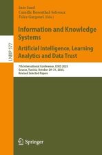 Information and Knowledge Systems. Artificial Intelligence, Learning Analytics and Data Trust