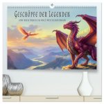 Geschöpfe der Legenden - Eine Reise durch die Welt mystischer Wesen (hochwertiger Premium Wandkalender 2027 DIN A2 quer), Kunstdruck in Hochglanz