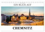 Ein Blick auf Chemnitz in Farbe (Tischkalender 2027 DIN A5 quer), CALVENDO Monatskalender