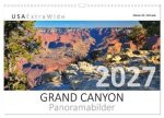 GRAND CANYON Panoramabilder (Wandkalender 2027 DIN A3 quer), CALVENDO Monatskalender