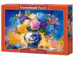 Puzzle 500 elementów. Kwiaty w chińskiej porcelanie