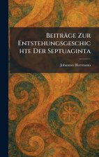 BeitrÃ¤ge Zur Entstehungsgeschichte Der Septuaginta