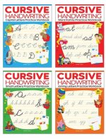 Cursive Handwriting - Small Letters, Capital Letters, Joining Letters and Word Family : Level 1 Practice Workbooks For Children (Set of 4 Books)