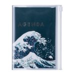 Mark's 2026/2027 Diary A6 Japan, Wave, Navy