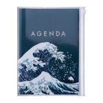 Mark's 2026/2027 Diary A5 Japan, Wave, Navy