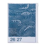 Mark's 2026/2027 Diary A5 Pattern, Wave Navy